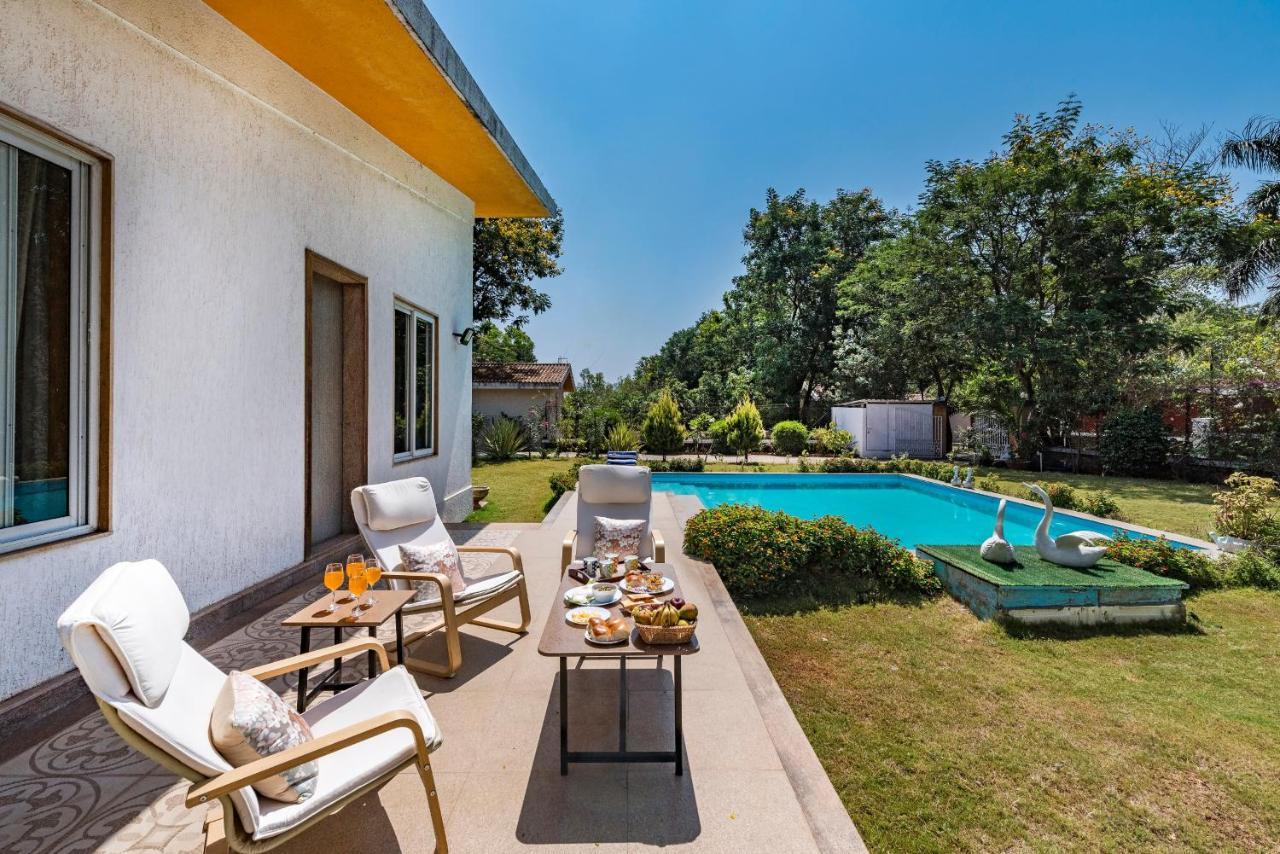 Saffronstays Roselle, Malavli - Pet-Friendly Pool Villa With Modern Interiors ロナバラ エクステリア 写真