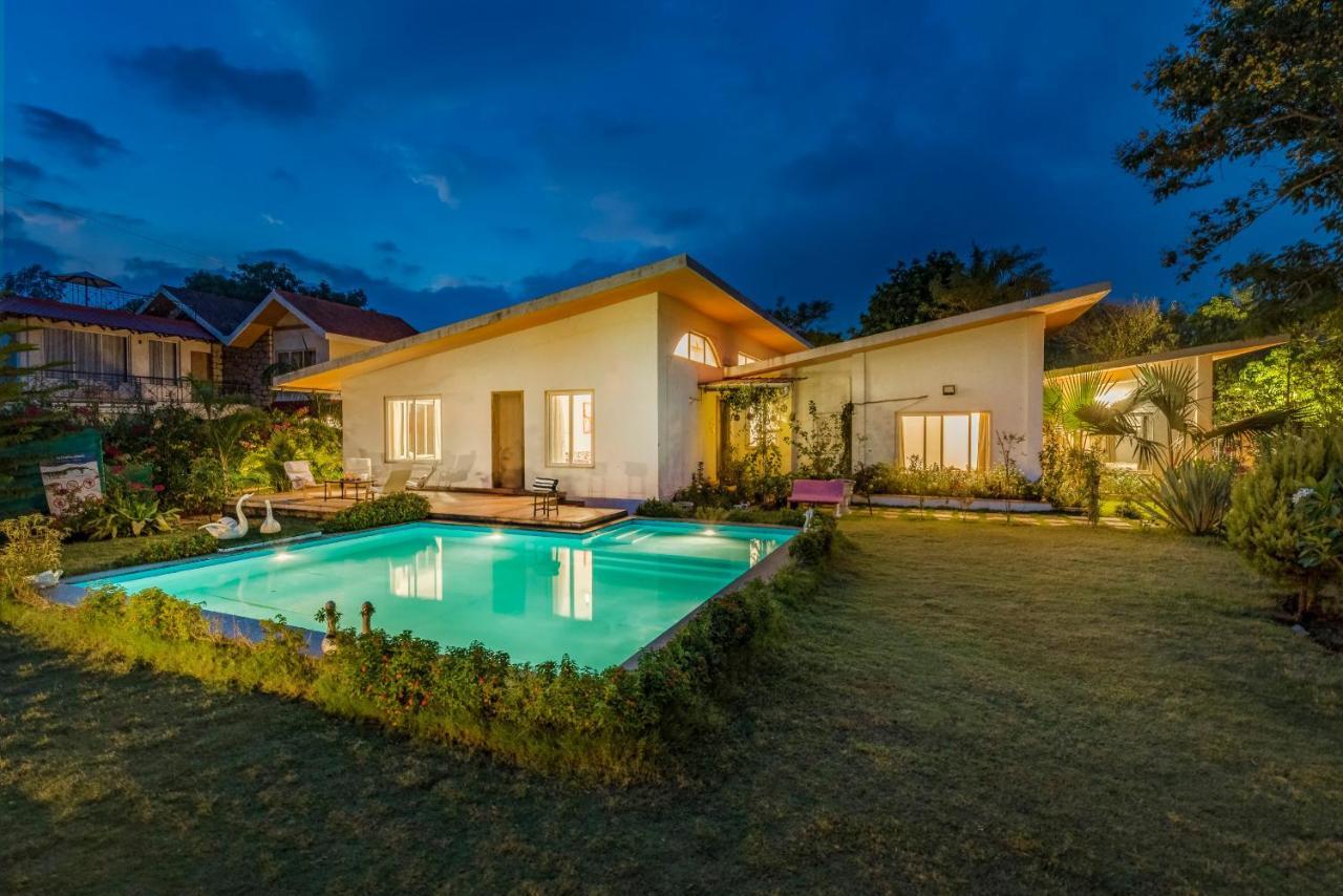 Saffronstays Roselle, Malavli - Pet-Friendly Pool Villa With Modern Interiors ロナバラ エクステリア 写真
